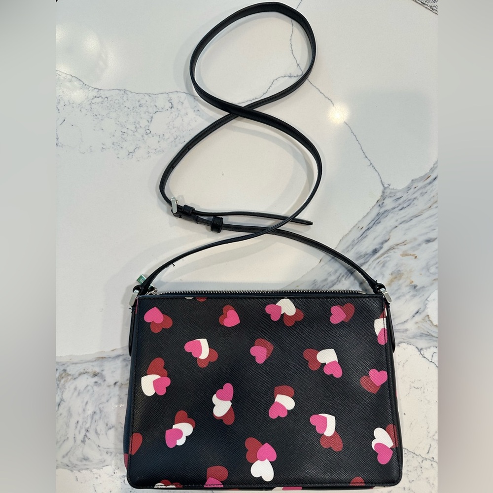Kate Spade Flutter Hearts Crossbody Purse Bag - Picture 4 of 7
